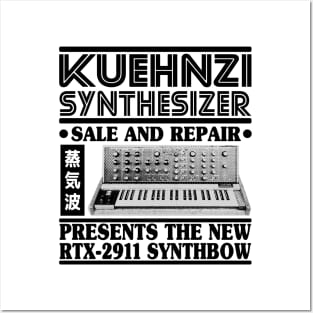 Synthesizer Analog Modular Retro Vintage Synth Posters and Art